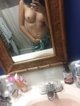 Naughty amateur ebony girlfriend taking some selfhshots - Photo #4