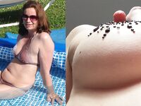 Bettina expose clothed and naked - Photo #18
