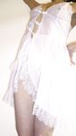 Showing my sexy collection of white lingerie - Photo #10