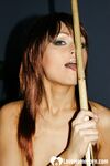 Girlfriend in stockings masturbating on the pool table - Photo #21