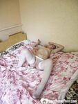 White stockings look amazing on my hot girlfriend - Photo #42