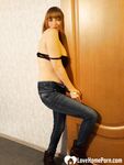 Horny MILF strips jeans to masturbate passionately - Photo #31