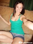 Hot teen shows her body in the mirror - Photo #25