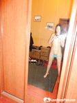 Hot teen shows her body in the mirror - Photo #55