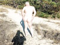 flashing photo dans les dunes de la plage - Photo #2