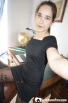 Cute teen tries on some sexy lingerie - Photo #4