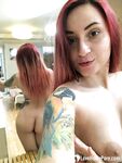 Curvy babe showing off her hot tats - Photo #18