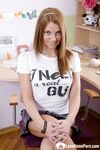 Tutoring a college girl turns into fucking - Photo #9
