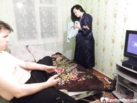 Friend's mom ambushes my stiff meat pole - Photo #5