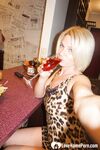 Blonde babe taking some nudes after a party - Photo #10