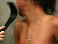 Horny crazy prisoners tie one girl up and get toyed by a kinky policewoman - Photo #13