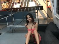 Brunette teen Jackie Rogen bends over & shows her exotic pussy from the rear - Photo #17