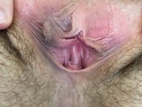 Petite babe Rosalyn Sphinx shows off her hairy love holes up close - Photo #17