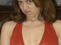 Redheaded amateur gets jizz on her face while keeping her mouth shut tight - Photo #2