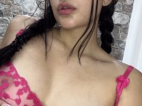 Dark haired teen models her lingerie collection in solo action - Photo #4