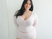 Solo girl with long hair models in bikinis and lingerie during solo action - Photo #7