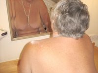 Fat British nan Grandma Libby completely disrobes while in a hotel room - Photo #8