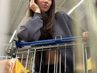 Nerdy amateur babe Emily teases with her hot ass in sexy tights - Photo #11