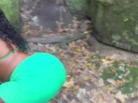Amateur Latina Luana flaunts her incredibly round bubble butt on the beach - Photo #11