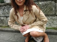 Brunette Asian granny Masako Suzuki reveals her big juggs and nice ass - Photo #2