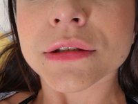 Horny brunette Kharlie Stone fingers and spreads her delicious pink pussy - Photo #18