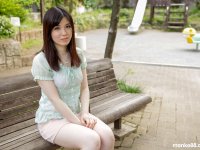 Japanese newbie gets stripped and finger fucked by a stranger in a van - Photo #1