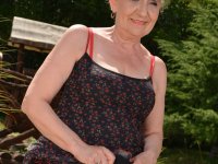 Naughty granny Nanney sucks & rides a young throbbing cock on the golf course - Photo #2