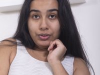 Ebony Amira Roshane exposing her super hairy body & bushy vulva - Photo #6