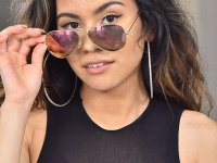 Exotic teen Christian Charity strips slowly and flaunts her sexy twat - Photo #2