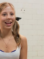 Lesbian beauties Chastity Lynn & Talon French kiss under the shower