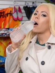 Blonde Latina with big tits Luna Star gets anally fucked by a police officer