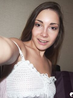 I love my new necklace between my tits