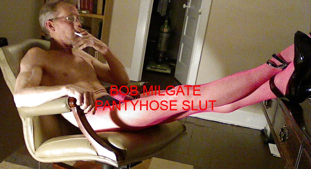 ROBERT RICHARD MILGATE - PINK FISHNET PANTYHOSE AND HIGH HEELS