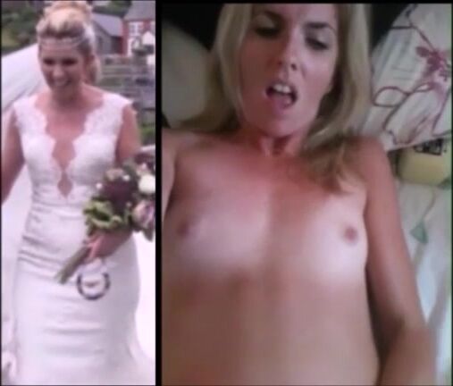 Horny bride compilation