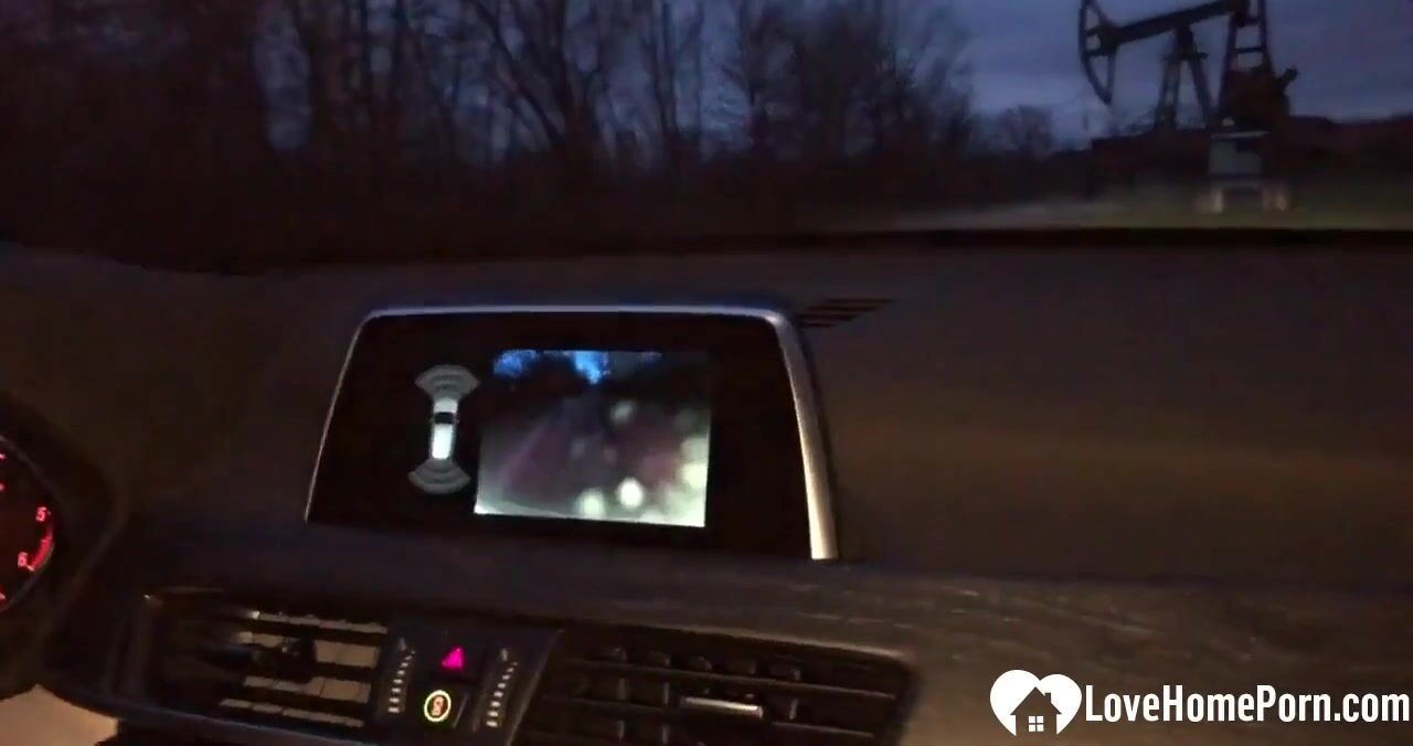 Uber driver gets a full service blowjob