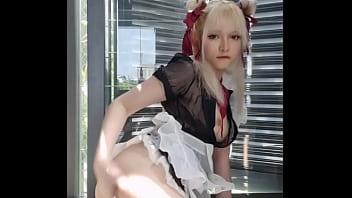 (LEAK) OF model Keirako who is a maid who tends to forget her work to make herself feel good
