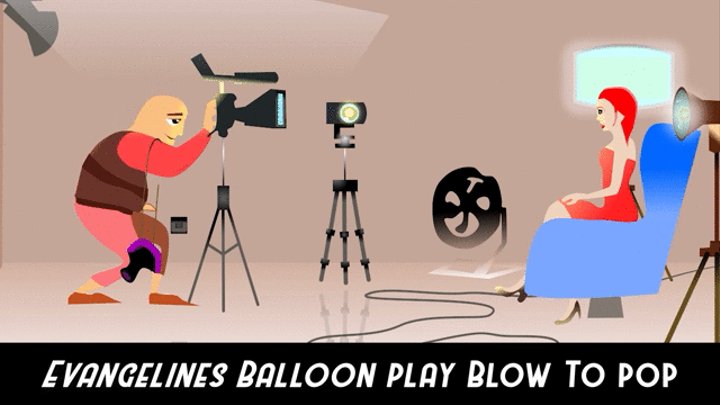 Evangelines Balloon POP in Pantyhose
