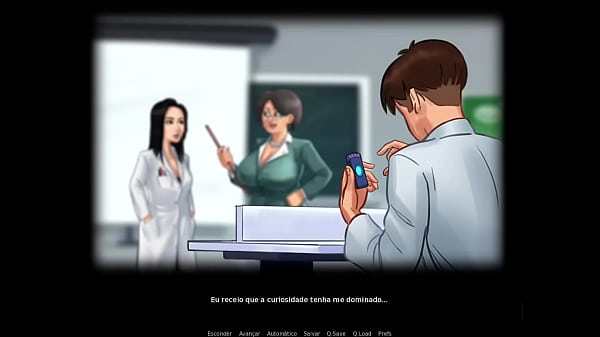 Summertime Saga ep 95 - I made the teacher cum using the remote control