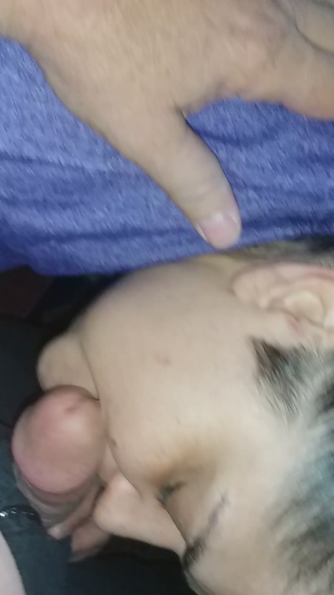 My wife giving a blowjob while i was at work